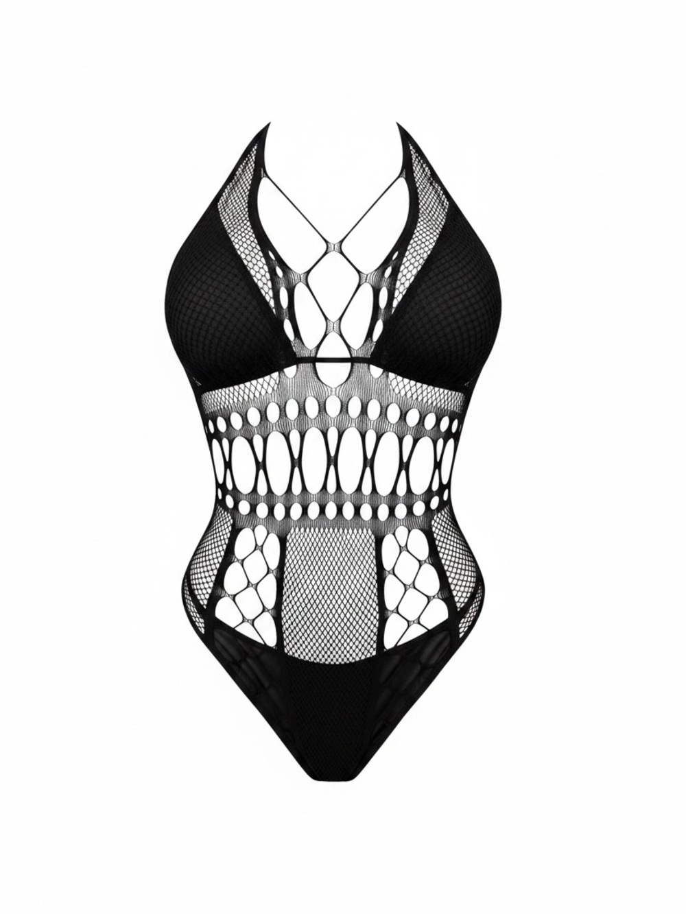 See Thru Babydoll Mesh Lingerie Sexy Black